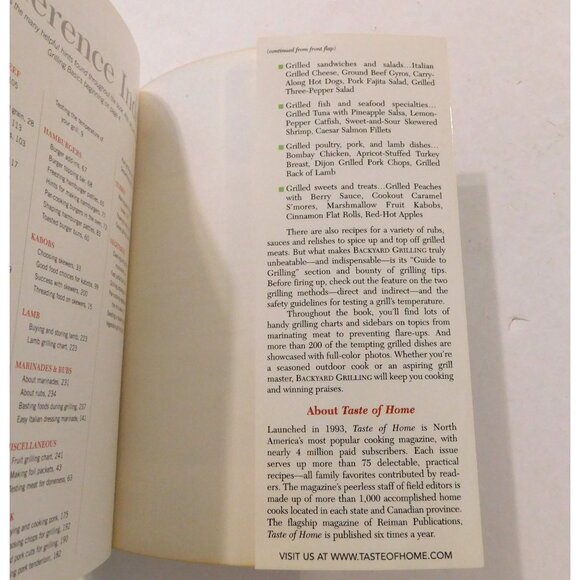 Taste of Home Backyard Grilling 2006 PB Cookbook 330 Recipes Grilling Guide - Picture 6 of 10